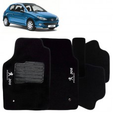 Jogo de Tapetes Peugeot 206 Preto