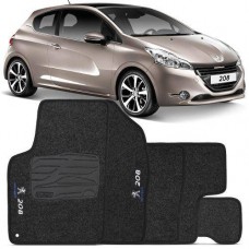 Jogo de Tapetes Peugeot 208 Todos Grafite