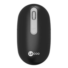 Mouse Lecoo Ws207, Sem Fio, Preto