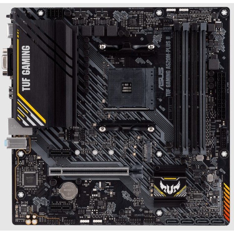 Placa Mãe Asus TUF Gaming A520M-PLUS II, Chipset A520, AMD AM4, mATX, DDR4, 90MB17G0-M0EAY0