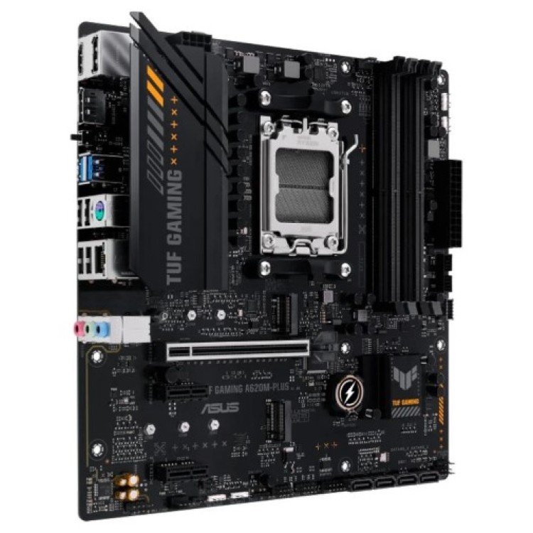 Placa-Mãe ASUS TUF GAMING A620M-PLUS, AMD AM5, mATX, DDR5, Preto - 90MB1EZ0-M0EAY0