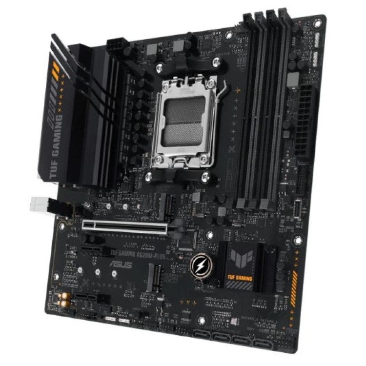 Placa-Mãe ASUS TUF GAMING A620M-PLUS, AMD AM5, mATX, DDR5, Preto - 90MB1EZ0-M0EAY0