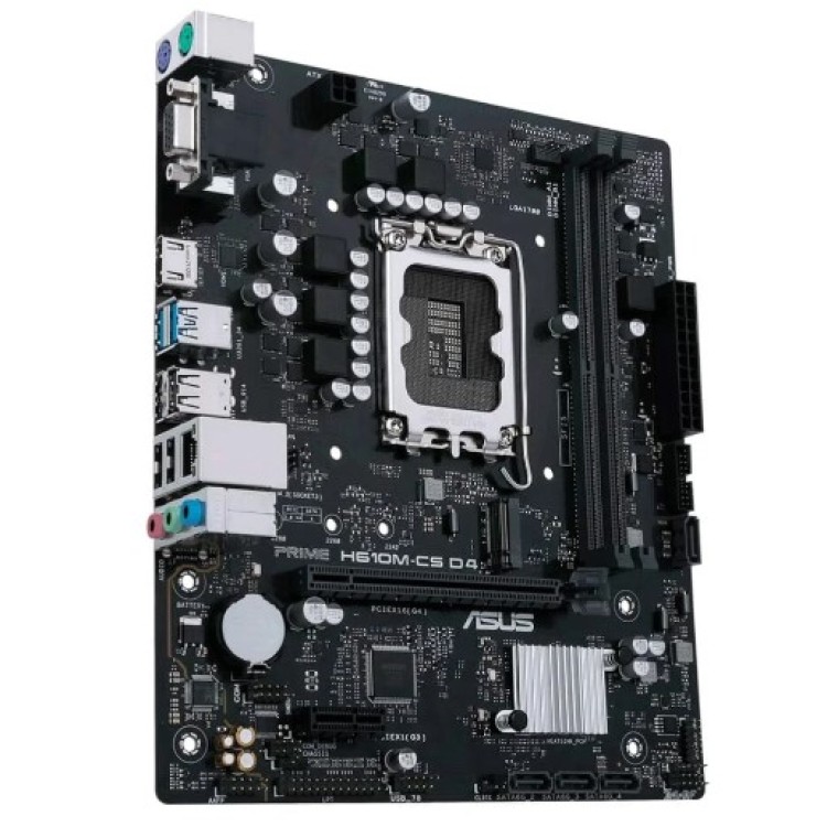 Placa Mãe ASUS PRIME H610M-CS D4, LGA 1700, mATX, DDR4, Preto - 90MB1B60-C1BAY0