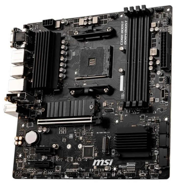 Placa Mãe MSI B550M Pro-VDH WiFi, AMD AM4, mATX, DDR4, Preto - B550M PRO-VDH WIFI