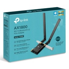Placa Wi-fi 6 Tp-link Ax1800 Pcie 1200mb/s archer tx20e