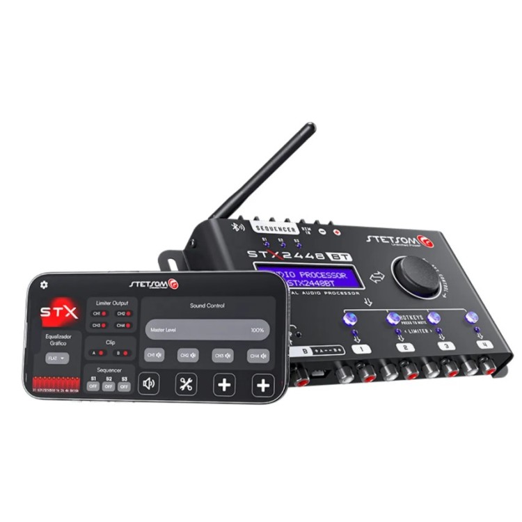 Processador De Áudio Digital Stetsom STX2448BT