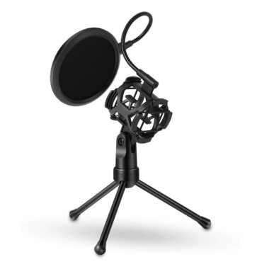 SUPORTE P/ MICROFONE C/ FILTRO ANDOWL PS-2