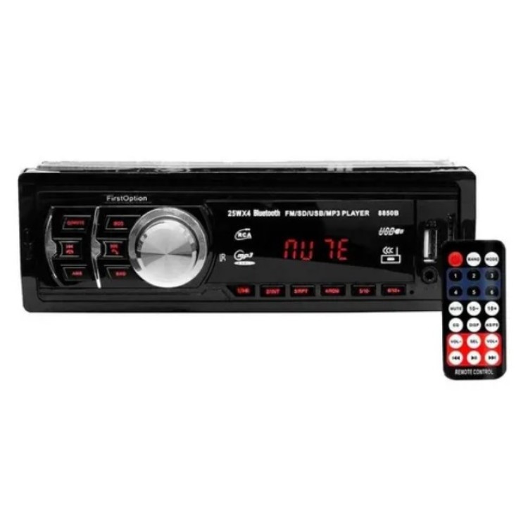Rádio Mp3 First Option 6660bn Com Usb, Bluetooth E Leitor De Cartão Sd