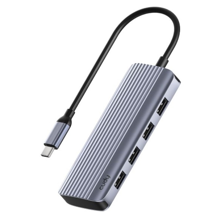 HUB USB-C 6 IN 1 CUDY MODELO UH500 