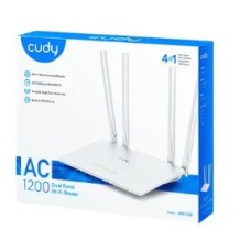 Roteador Cudy AC1200 Wr1200 Dual Band Fast Cor Branco