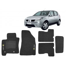 Jogo de Tapetes Sandero Grafite