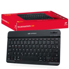 Teclado Sem Fio Bluetooth K-BT40BK Preto Mini C3Tech 