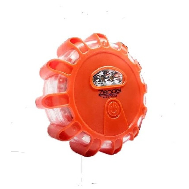 Sinalizador de Led Zendel a Pilha 9 Efeitos com Imã