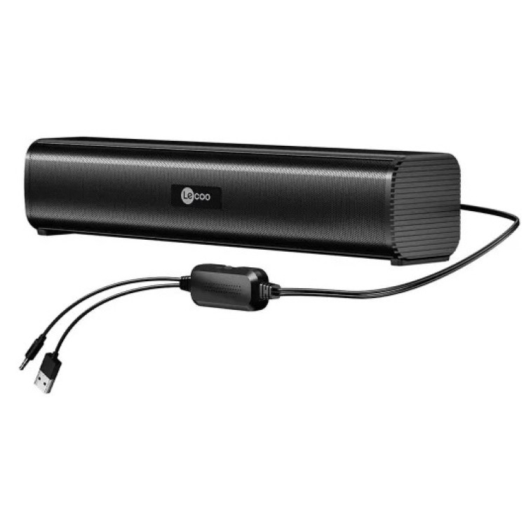 Soundbar 2.0 Ds107 Preta Lecoo