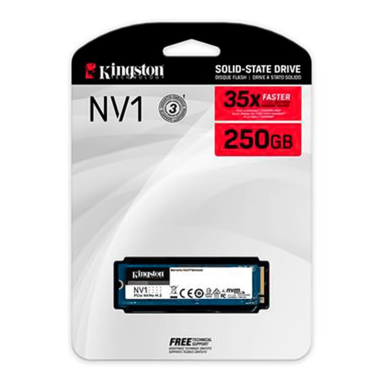 SSD Kingston NVMe1 250GB, M.2 2280 NVMe