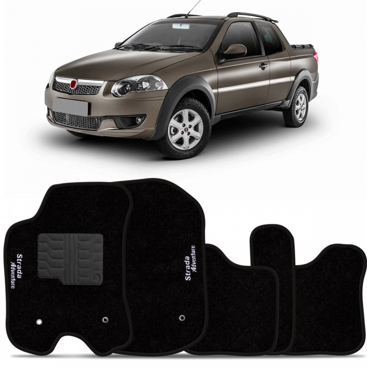  Jogo de Tapetes Strada Adventure Cabine Dupla