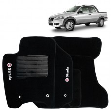 Jogo de Tapetes Strada Working Preto