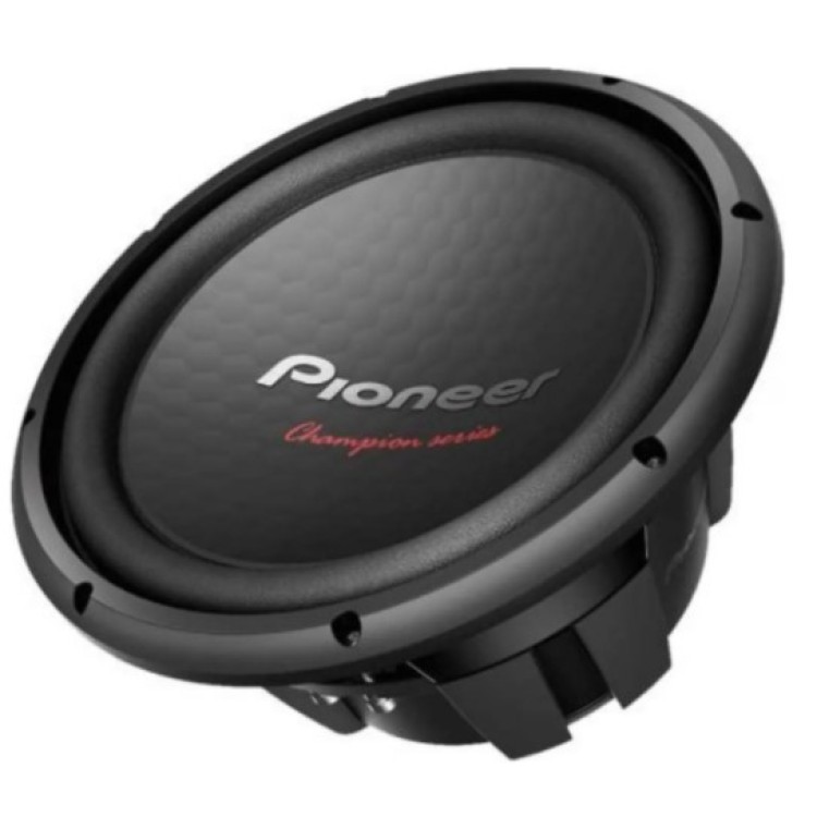 Subwoofer Pioneer 12 Polegadas Cara Preta Ts-w312s4 1600w Cor Preto