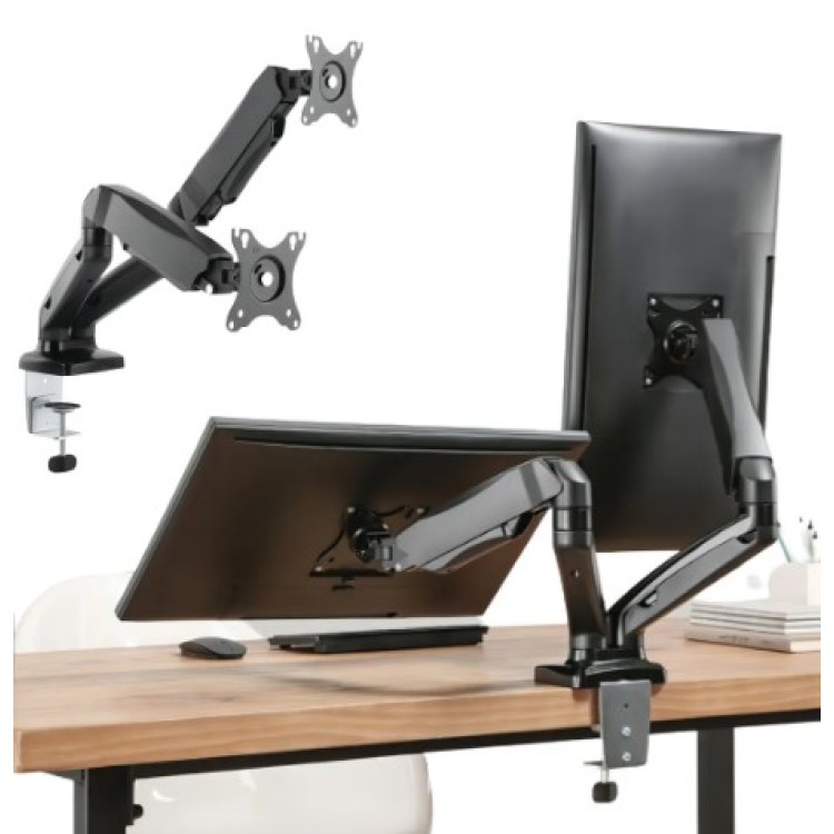 Suporte 2 Monitores 13" a 27" Vinik a Gás - Sm-341b