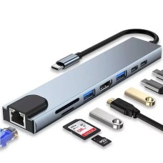 HUB USB-C 8 em 1 Altomex AU-576