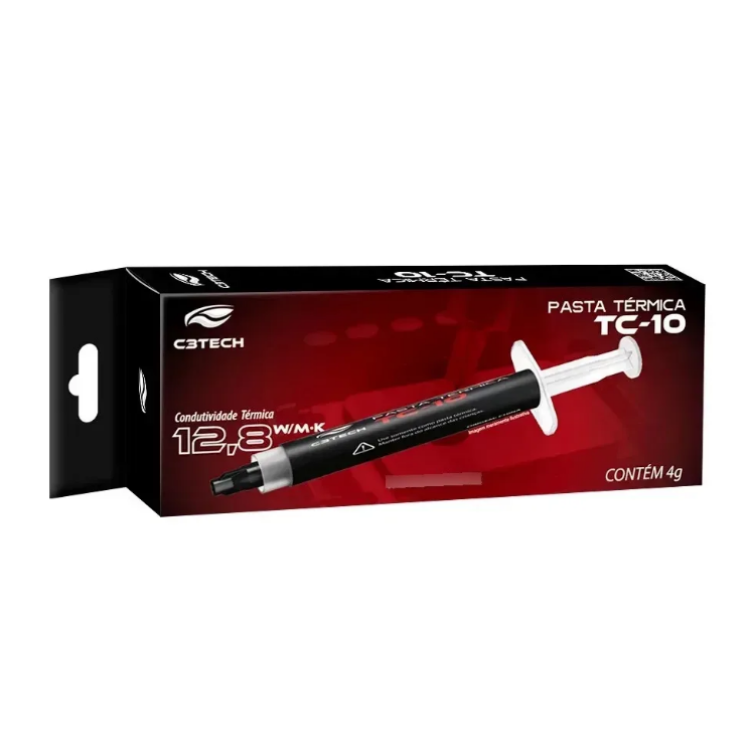 Pasta Térmica Tc-10 C3tech 12,8 W/m-k Cinza