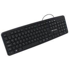 Teclado C3tech Kb-m40bk Multimídia Usb C/ Fio - Preto