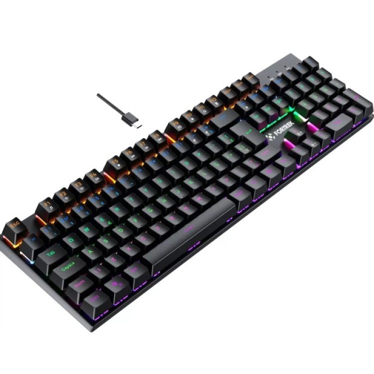 Teclado Gamer Mecânico Fortrek Gravity 100 Fullsized Preto