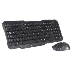 Teclado + Mouse Sem Fio K-w10bk C3tech Preto