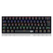 Teclado Mecanico Redragon Lakshmi, Rainbow, ABNT2, Layout 60%, Switch Marrom, K606R-PT-BROWN