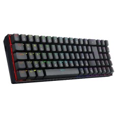 TECLADO MECÂNICO GAMER ZED PRO RGB PRETO SWITCH MARROM