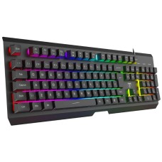 Teclado T-Dagger Gamer Membrana Nova Preto Rgb Abnt2 Full Size