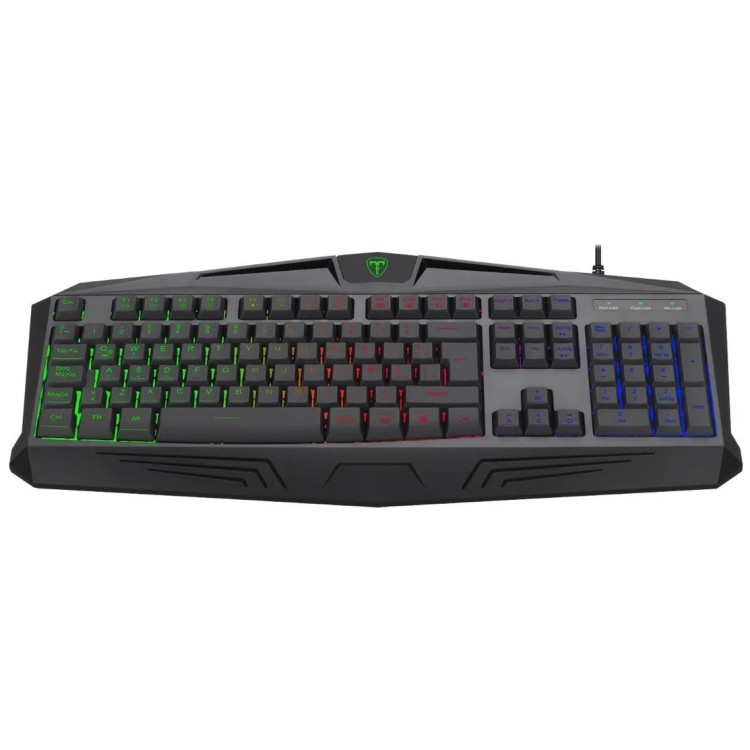 Teclado Gamer T-dagger Tanker Rainbow T-TGK106 Membrana