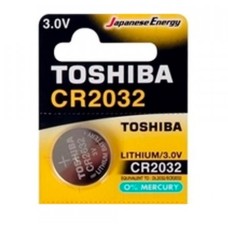Pilha Moeda 2032 Toshiba Lithium 3v 1 Unidade - Cr2032