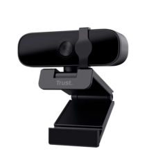Webcam Trust Tanor Full HD 1080p, Microfone Integrado, Proteção de Privacidade, USB, Preto - 25548