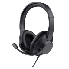 Headset Trust Ayda Max, Conexão USB, com Microfone, Preto - 25461