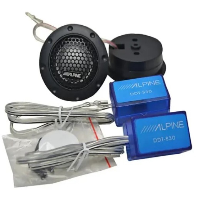 Tweeters Crossover Alpine Ddt-s30 De 180 Watts