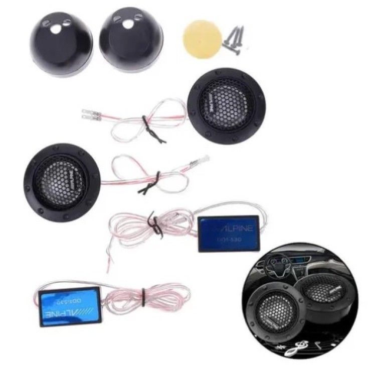 Tweeters Crossover Alpine Ddt-s30 De 180 Watts