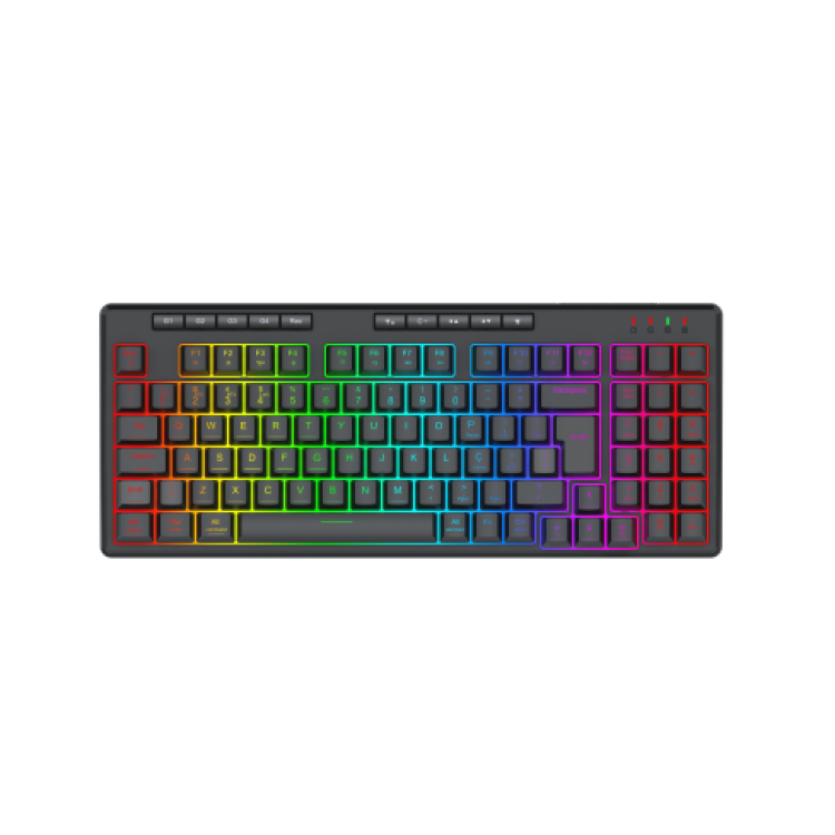 TECLADO MEMBRANA REDRAGON VARRO PRO PRETO RGB S/F - K517RGB-PRO