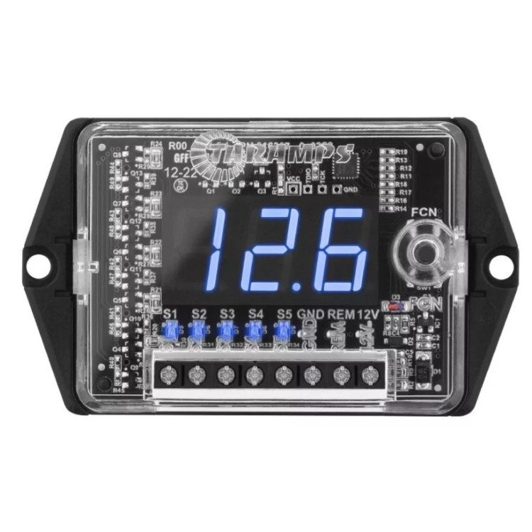 Voltimetro Taramps Digital 5 Saídas Sequênciais Vts 5.1 Voltimetro Taramps Digital 5 Saídas Sequênciais Vts 5.1