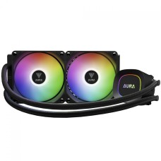 Water Cooler Gamdias Aura GL 240 Lite, 240mm, ARGB, Intel/AMD, Preto