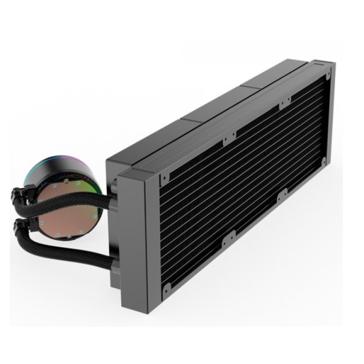 WATER COOLER KALKAN ALPHA 360 ARGB, 360MM, COM DISPLAY