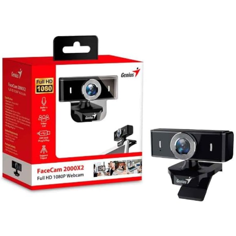 WEBCAM GENIUS FACECAM 2000X2 FULL HD 1080P