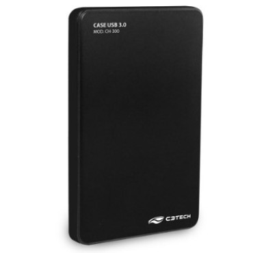 Gaveta para HD Externo 2,5" CH-300BK USB 3.0 C3Tech
